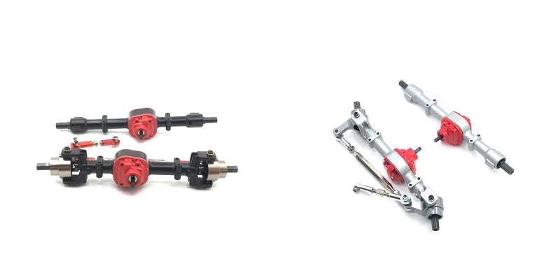 Upgrade MN MODEL MN98 RC Car parts Metal Front and Rear Axle Assembly