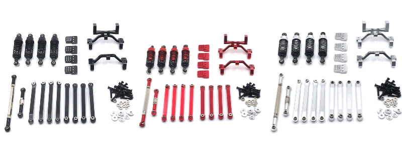 Upgrade Parts Of MN MODEL MN90 RC Car Shock absorber and Connect Rod