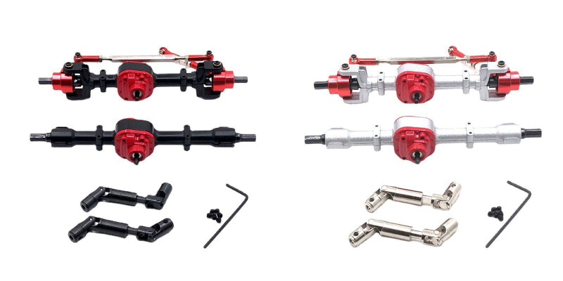 Upgrade Parts Of MN MODEL MN90 RC Car Front and Rear Axle Assembly and Transmission Shaft