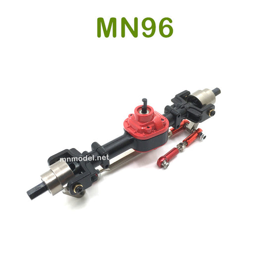 Upgrade parts of MN MODEL MN96 RC Car Metal Front Axle Assembly black