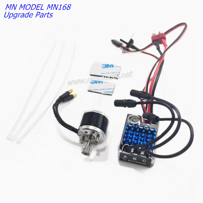 MN MODEL MN168 Upgrade Parts External Rotor Brushless Set Low Speed Torque Compensation ESC-T plug Set-1