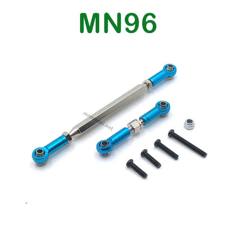 Upgrade parts of MN MODEL MN96 RC Car Steering and Servo Connect Rods blue
