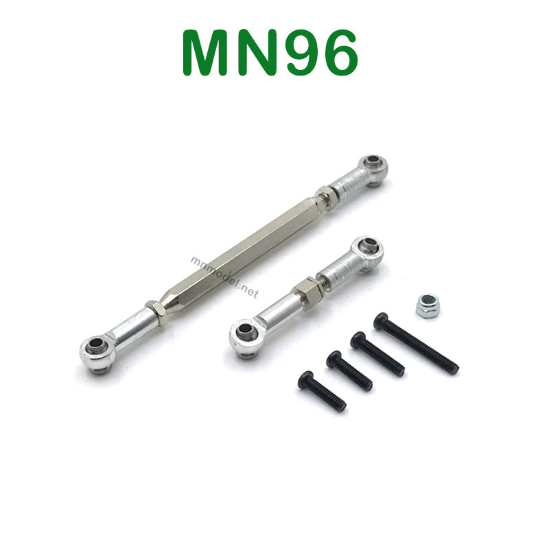 Upgrade parts of MN MODEL MN96 RC Car Steering and Servo Connect Rods silver