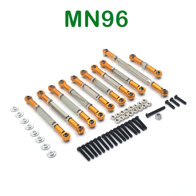 Upgrade parts of MN MODEL MN96 RC Car Connect Rods gold