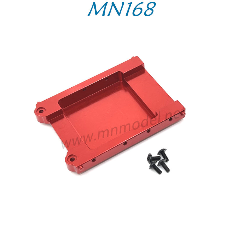MN MODEL MN168 RC Car Parts Upgrade Metal Rear Tail Plate Tail Beam red