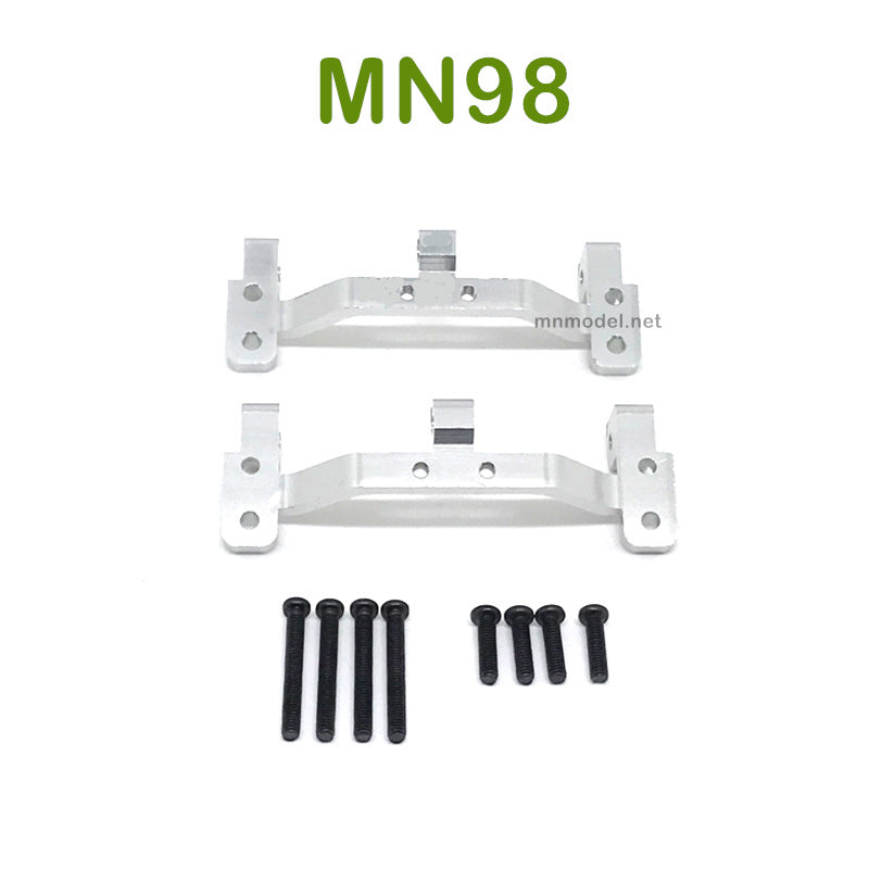 Upgrade MN MODEL MN98 RC Car parts Metal Connect Rod Seat silver