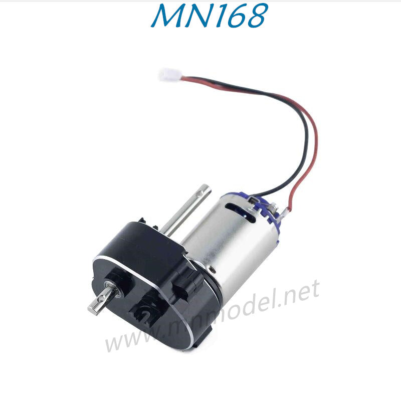 MN MODEL MN168 RC Car Parts Upgrade Metal Gearbox With 370 Motor black