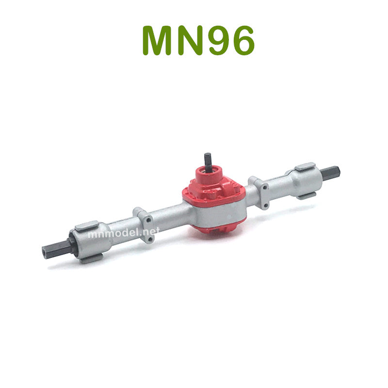 Upgrade parts of MN MODEL MN96 RC Car Metal Rear Axle Assembly silver