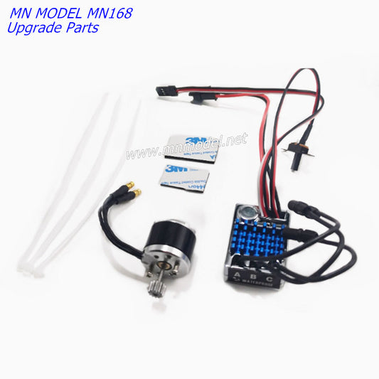 MN MODEL MN168 Upgrade Parts External Rotor Brushless Set Low Speed Torque Compensation ESC Original plug Set-1