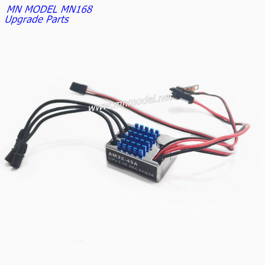 MN MODEL MN168 Upgrade Parts External Rotor Brushless Set Low Speed Torque Compensation ESC Original plug Set-2