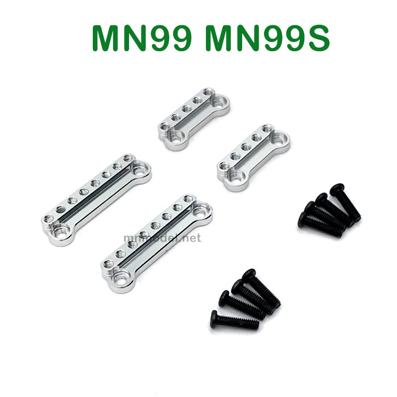 Upgrades Parts of MN MODEL MN99 MN99S RC Car Shock Absorber Tower silver
