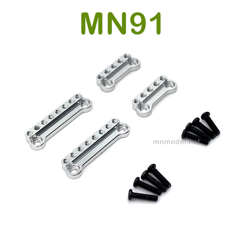 Upgrade parts For MN MODEL MN91 RC Racing Car Shock Absorber Tower silver