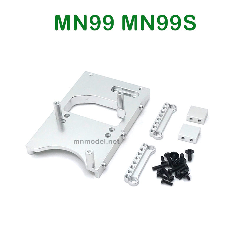 Upgrades Parts of MN MODEL MN99 MN99S RC Car Servo Seat and Shocks Tower silver