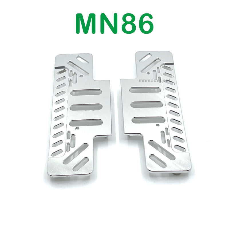 MN MODEL MN86 RC Car Upgrade parts Metal Footboard silver
