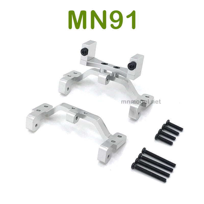 Upgrade parts For MN MODEL MN91 RC Racing Car Connect Rod Seat and Rear Servo Seat silver