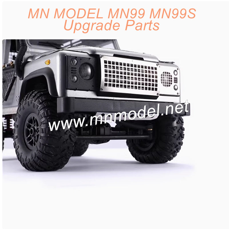 39-MN99 MN99S Upgrade Parts Stainless steel armor and bottom protection-3