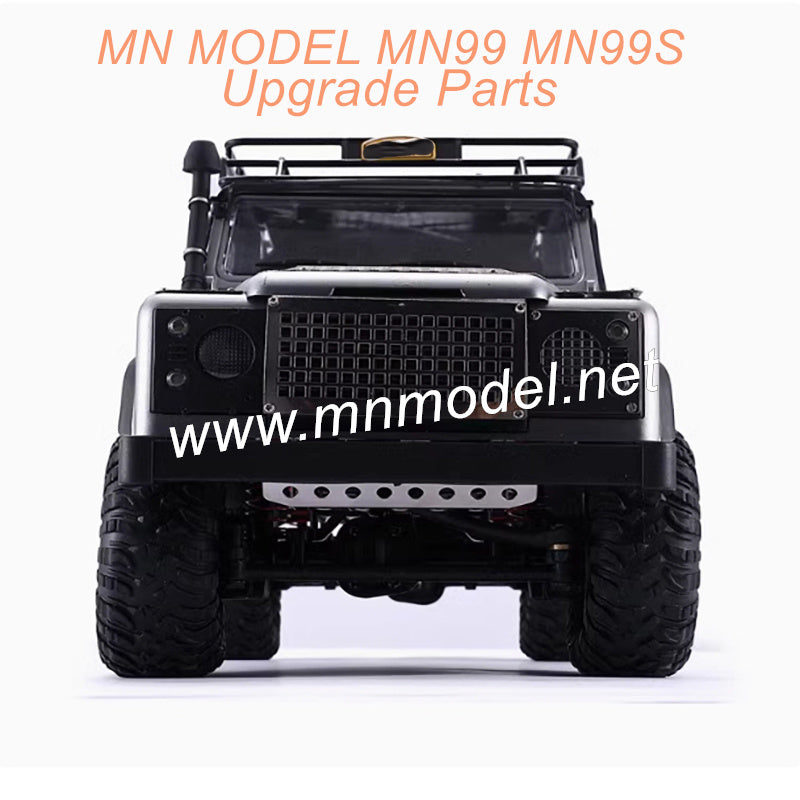 39-MN99 MN99S Upgrade Parts Stainless steel armor and bottom protection-4