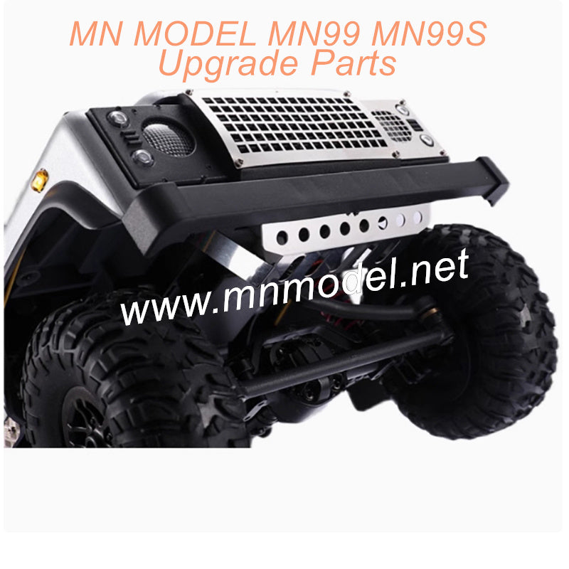 39-MN99 MN99S Upgrade Parts Stainless steel armor and bottom protection-5