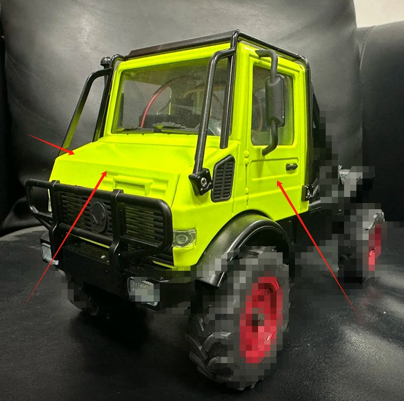 MN MODEL MN333 RC CAR Original Parts Car shell green