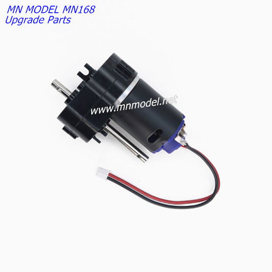 MN MODEL MN168 Upgrade Parts 370 Gearbox (Black Motor) BLACK