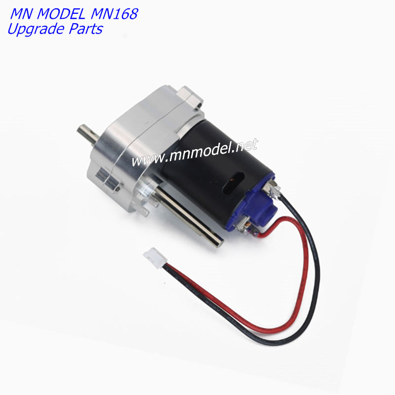 MN MODEL MN168 Upgrade Parts 370 Gearbox (Black Motor) SILVER
