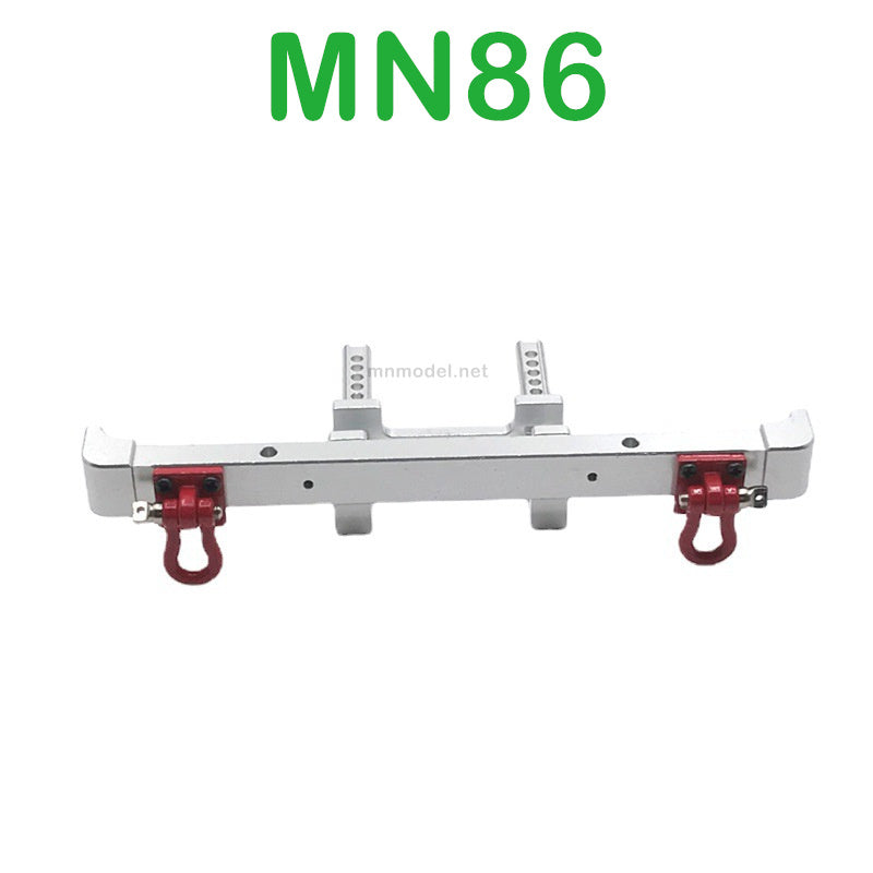 MN MODEL MN86 RC Car Upgrade parts Metal Rear Protector silver