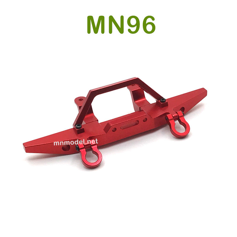 Upgrade parts of MN MODEL MN96 RC Car Front Protector red