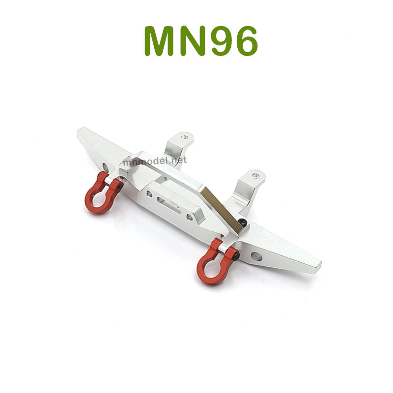 Upgrade parts of MN MODEL MN96 RC Car Front Protector silver
