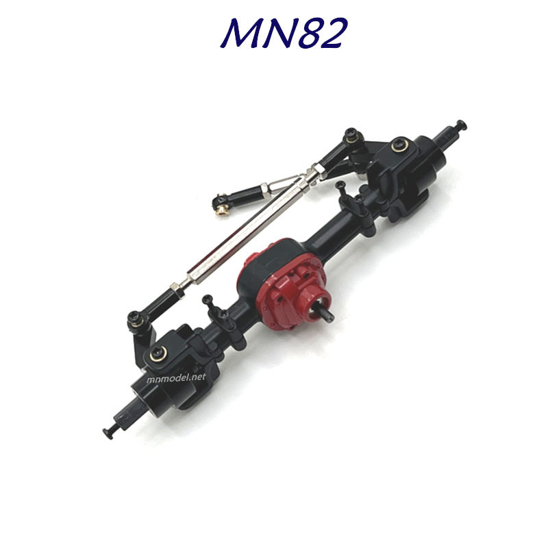 MN MODEL MN82 RC Car Upgrades Front Axle Assembly black