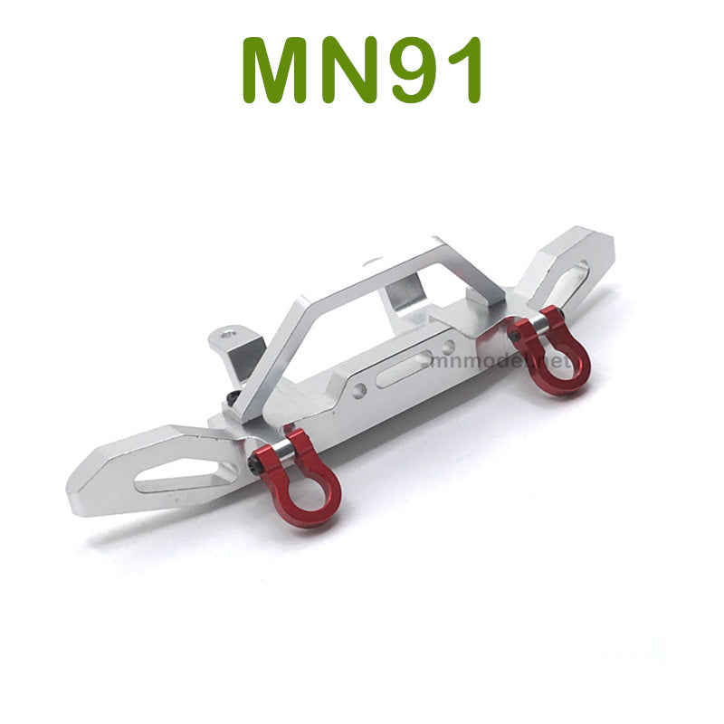 Upgrade parts For MN MODEL MN91 RC Racing Car Front Protector silver