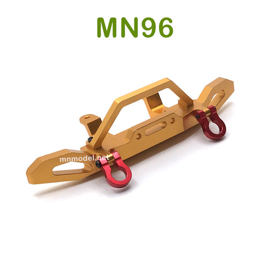 Upgrade parts of MN MODEL MN96 RC Car Front Protector gold