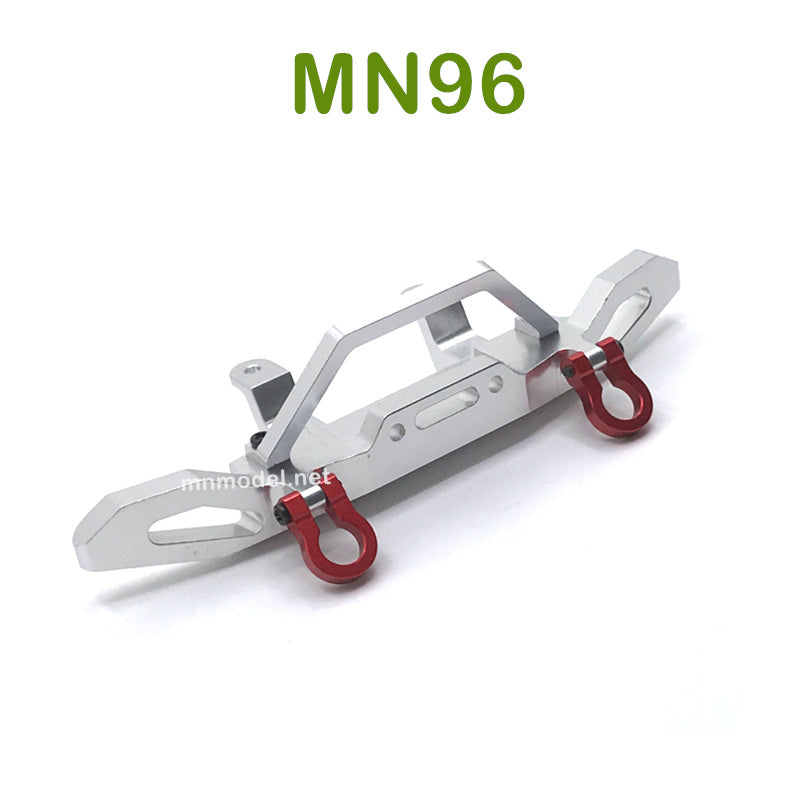 Upgrade parts of MN MODEL MN96 RC Car Front Protector silver