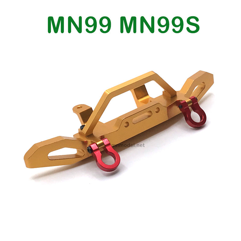 MN MODEL MN99 MN99S RC Car Upgrades Parts Front Protector gold