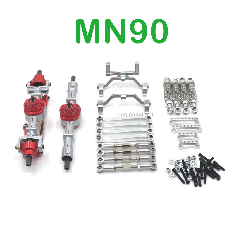 Upgrade Parts Of MN MODEL MN90 RC Car Metal Parts kit silver