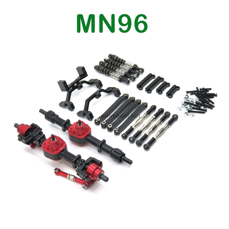 Upgrade parts of MN MODEL MN96 RC Car Metal Parts kit black