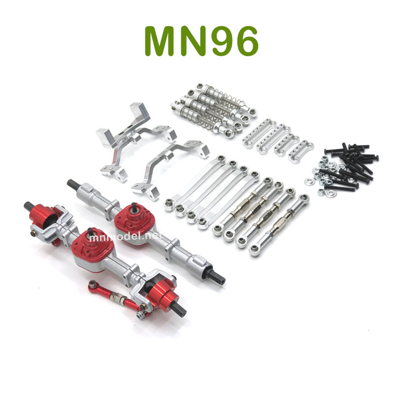 Upgrade parts of MN MODEL MN96 RC Car Metal Parts kit silver