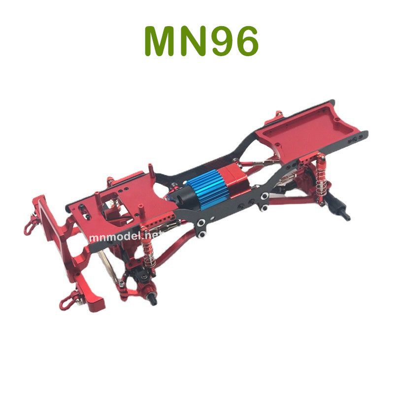 Upgrade parts of MN MODEL MN96 RC Car Metal Car Body Kit red