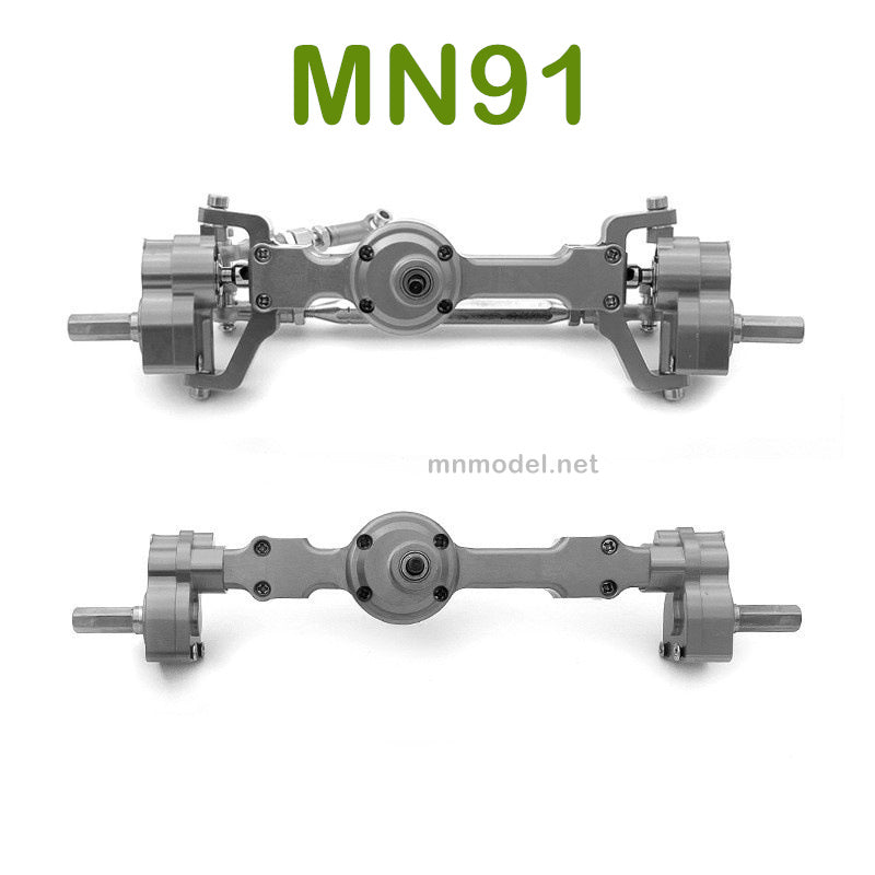 Upgrade parts For MN MODEL MN91 RC Racing Car Front and Rear Axle Assembly Titanium