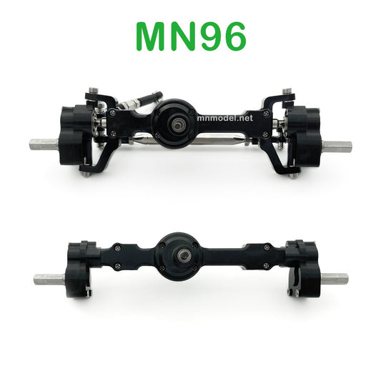 Upgrade parts of MN MODEL MN96 RC Car Front and Rear Axle Assembly black
