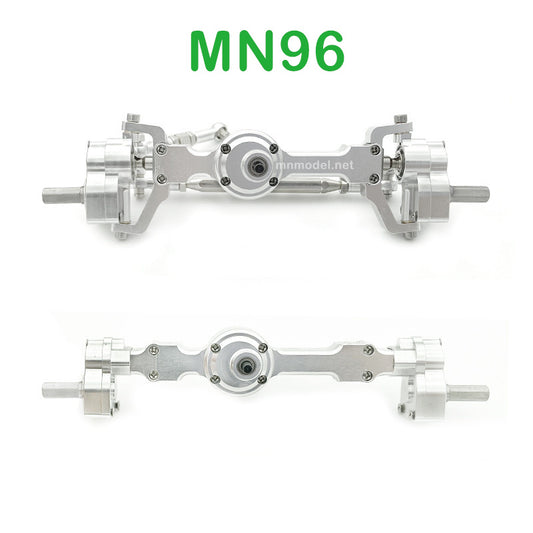 Upgrade parts of MN MODEL MN96 RC Car Front and Rear Axle Assembly silver