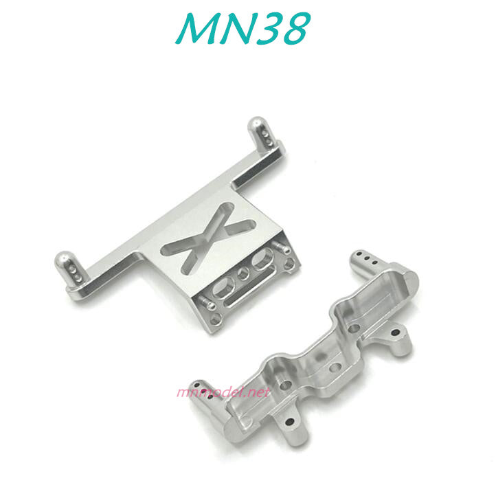 MN MODEL MN38 Upgrade part Front and Rear Support Frame silver