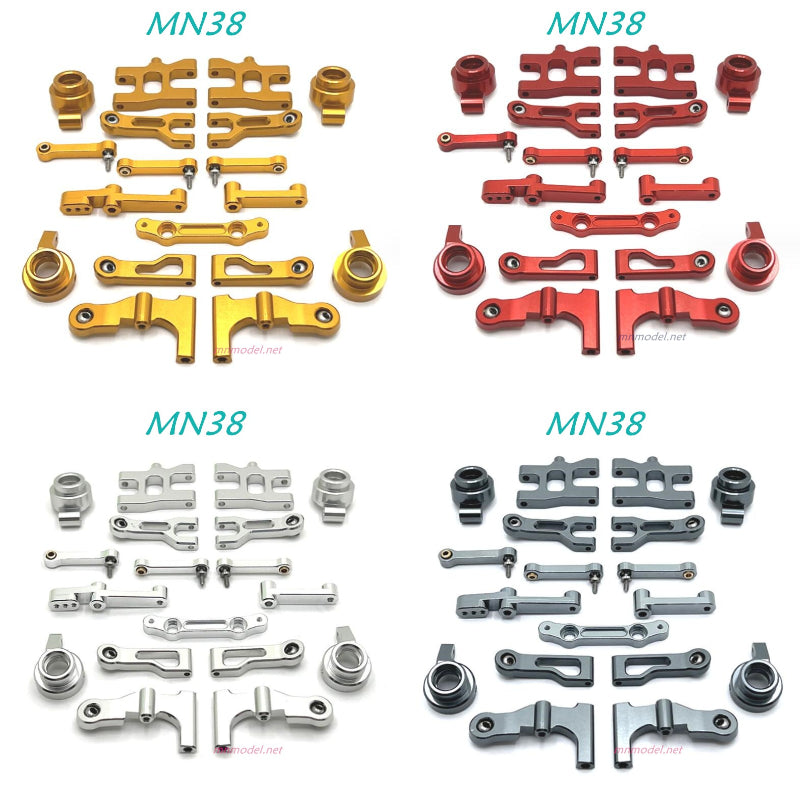 MN MODEL MN38 Upgrade part Metal Kit (Front and rear shock mounts not included)