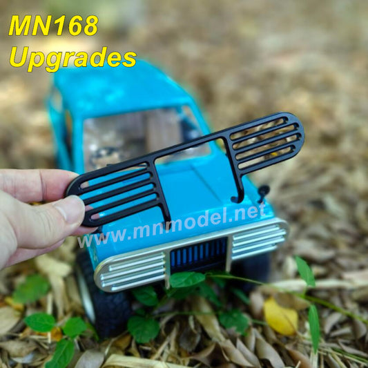MN-MODEL MN168 Upgrade front protect bumper Black-5