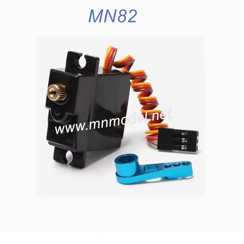MN MODEL MN82 RC CAR Upgrade Parts Metal Gear Servo + Metal Arm