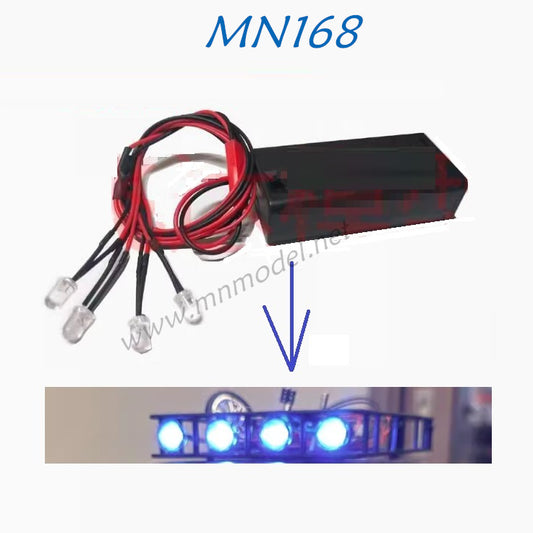 MN MODEL MN168 Upgrade Parts LED Light and Battery box White light
