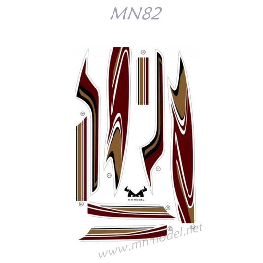 MN MODEL MN82 Parts Decorative stickers 82P-06