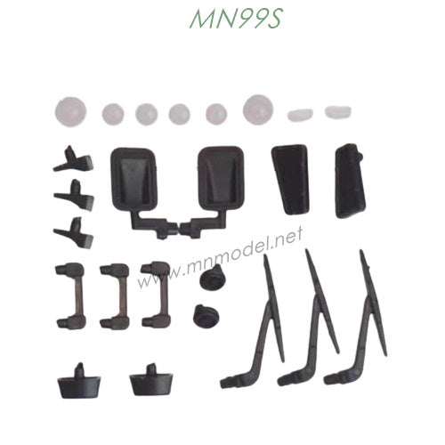 MN MODEL MN99 MN99S Parts Car shell decoration parts rear lamp cover