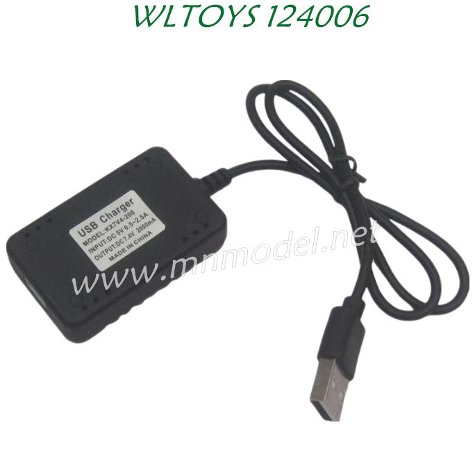 WLTOYS 124006 Parts 1374 7.4V 2000mAh USB Charger