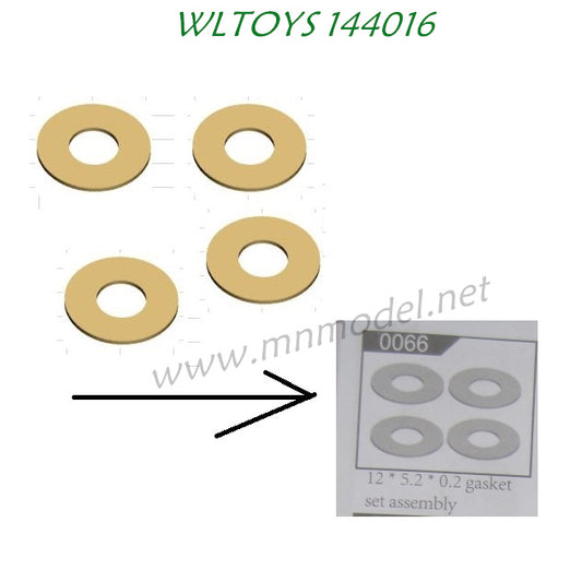 WLTOYS 144016 Parts 0066 Gasket 12X5.2X0.2