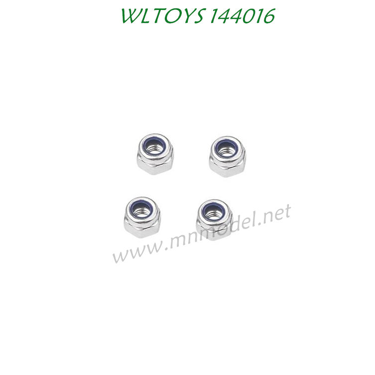 WLTOYS 144016 Parts 0118 Lock Nuts M2.5